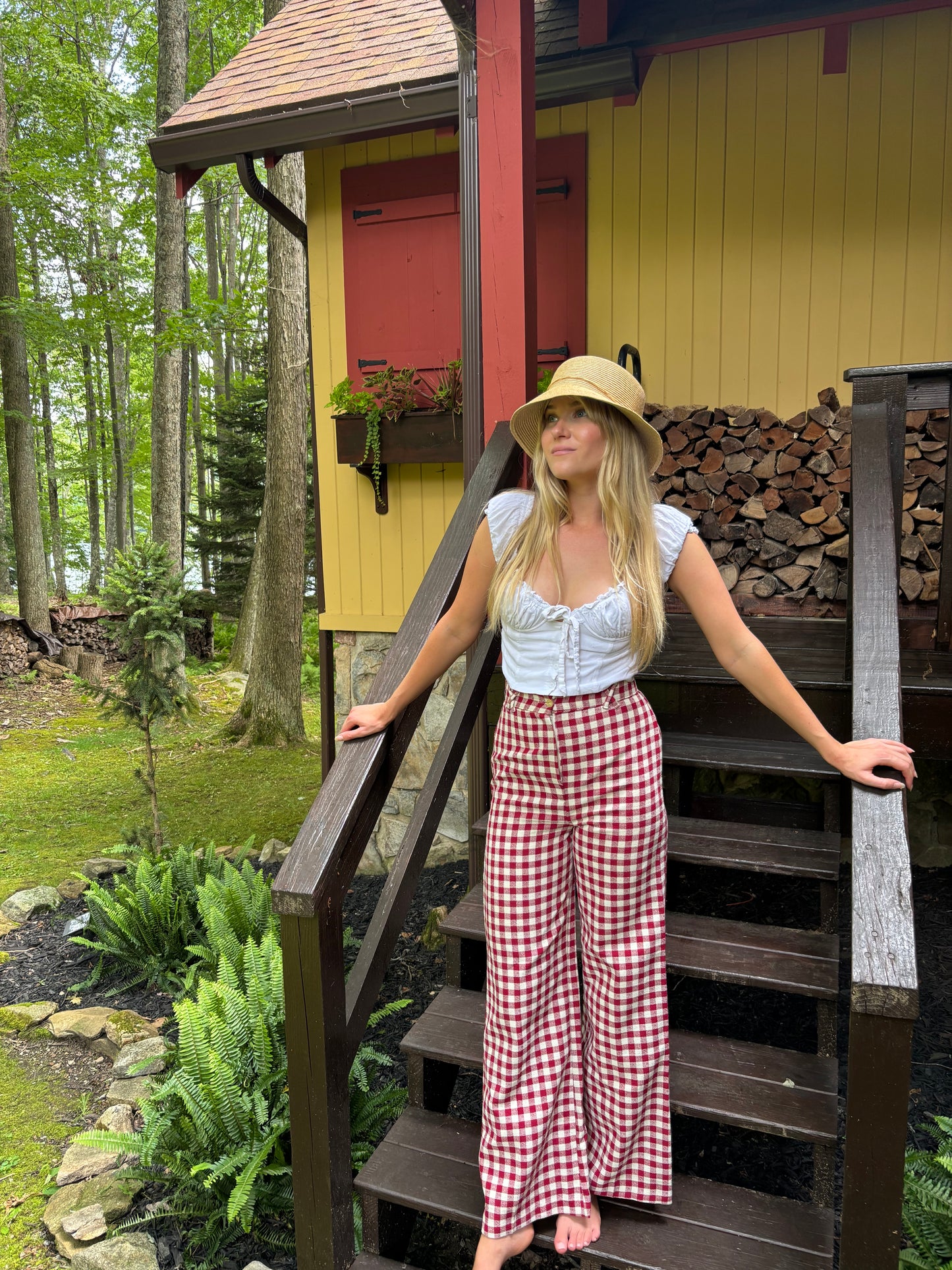 White Milkmaid Top