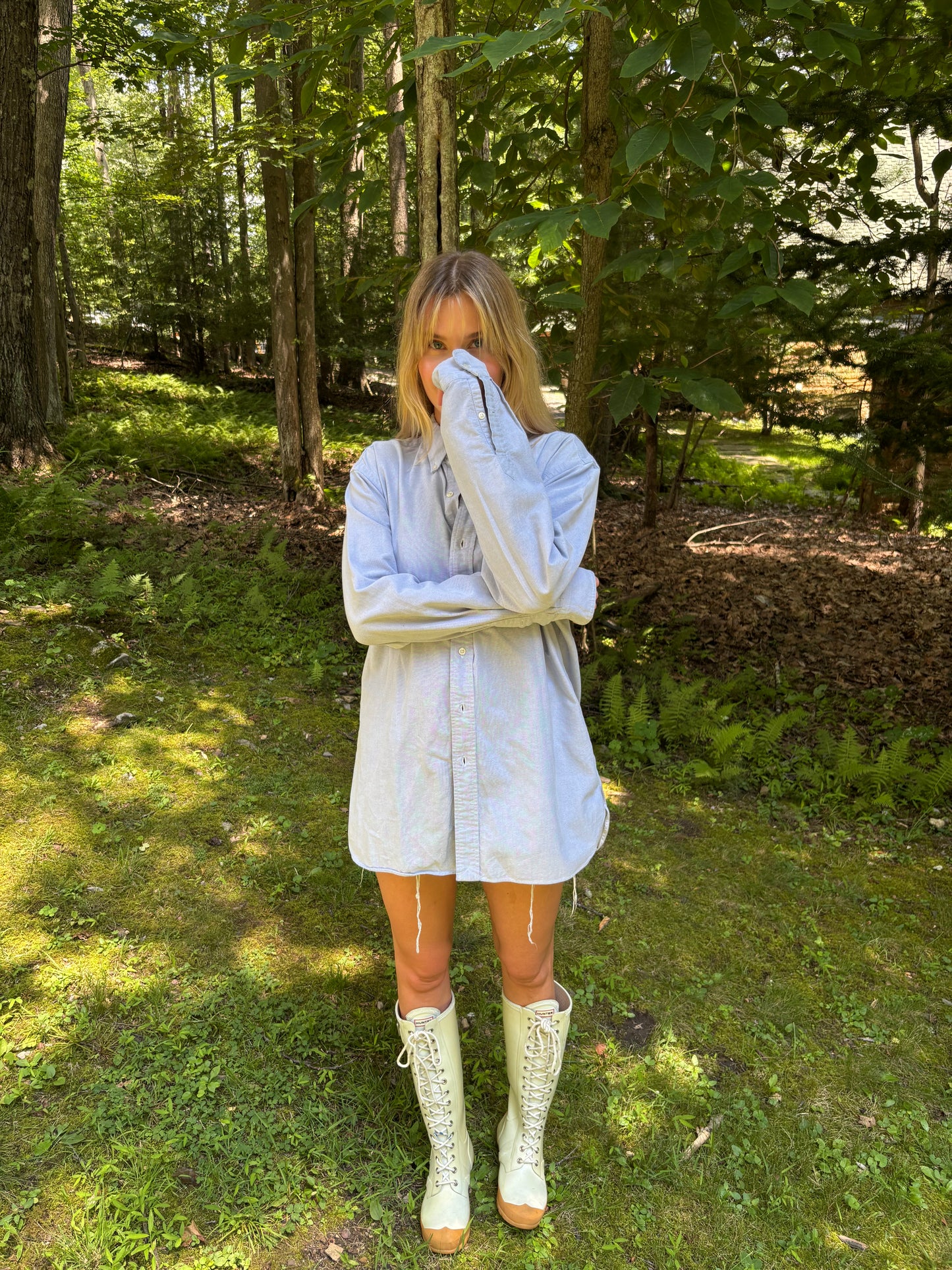 Vintage Baby Blue Ralph Lauren Button Down
