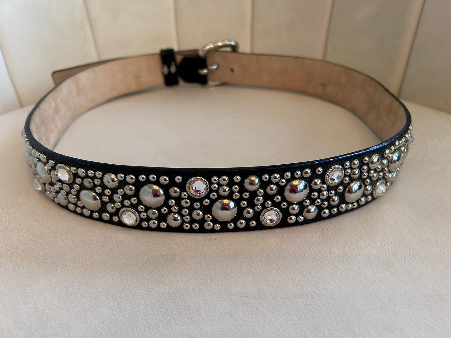 Vintage Silver Studded Belt