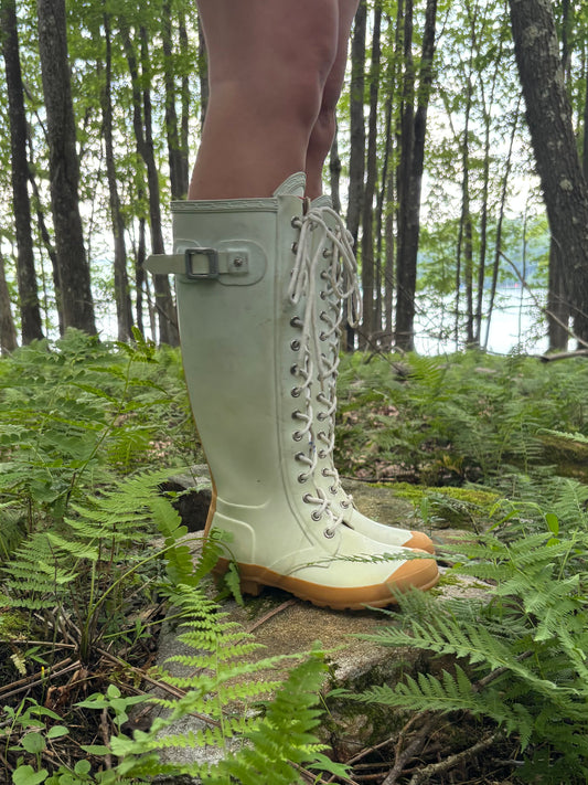 Lace-Up Hunter Boots