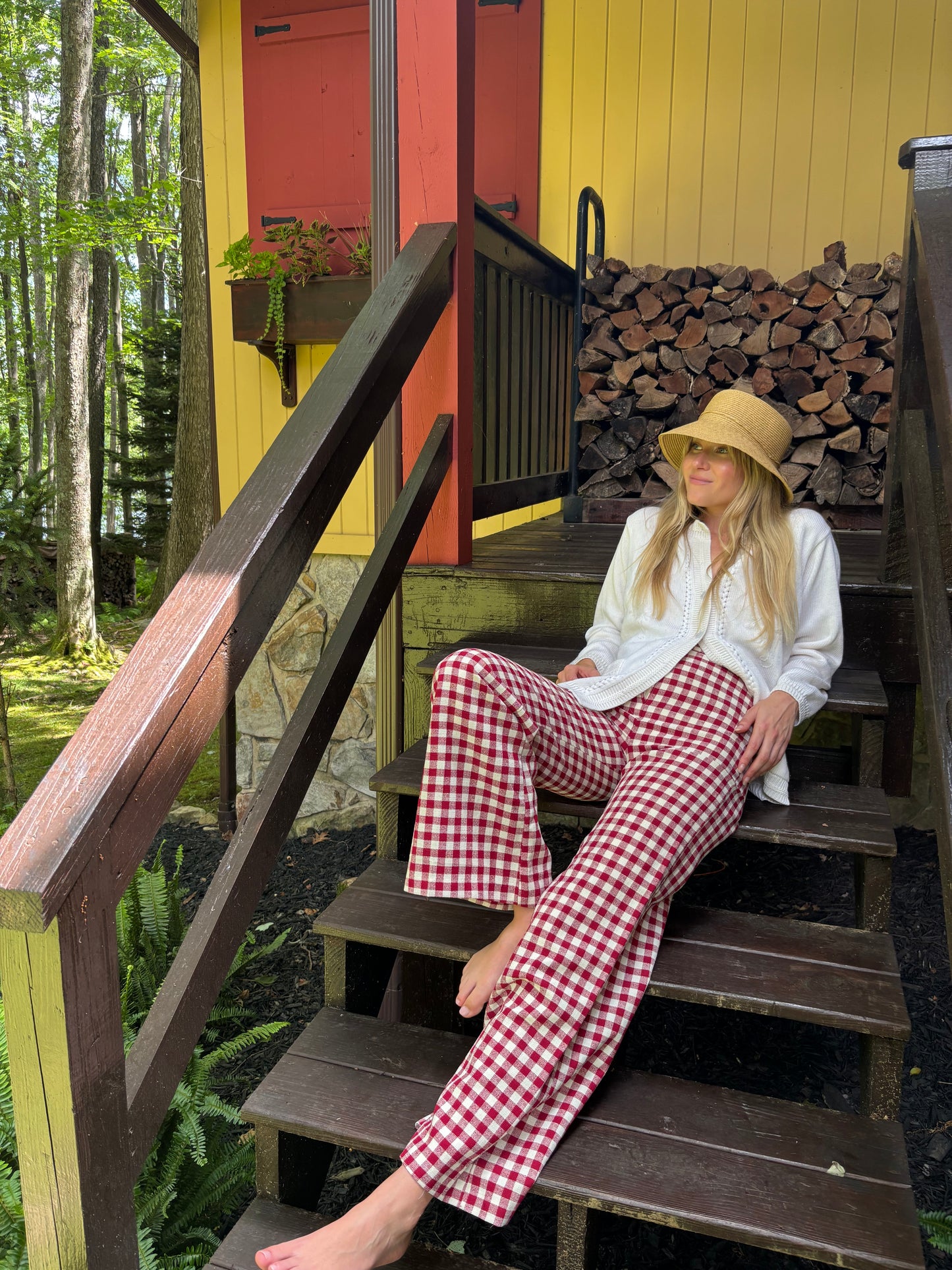 Vintage Gingham Pants
