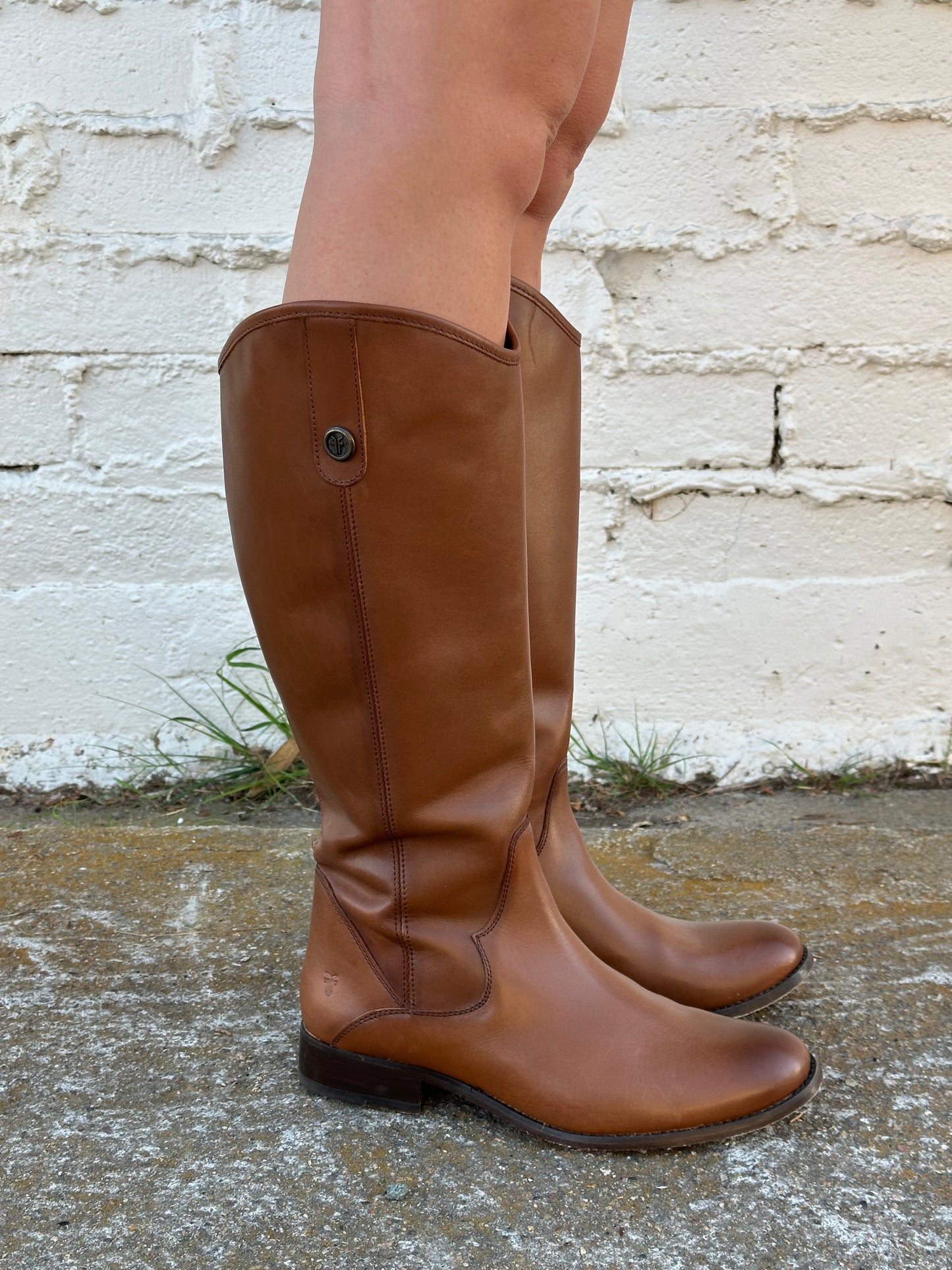 Brown Leather Frye Boots