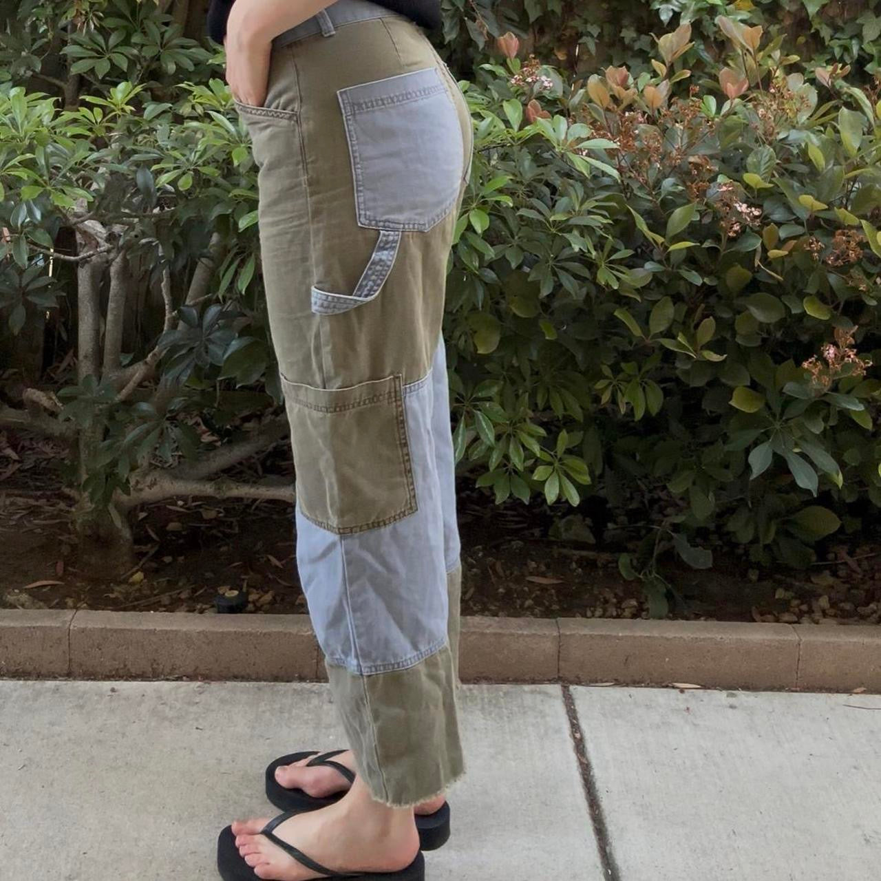 Patchwork Cargo Pants