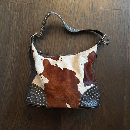 Vintage Genuine Leather and Cowhide Bag