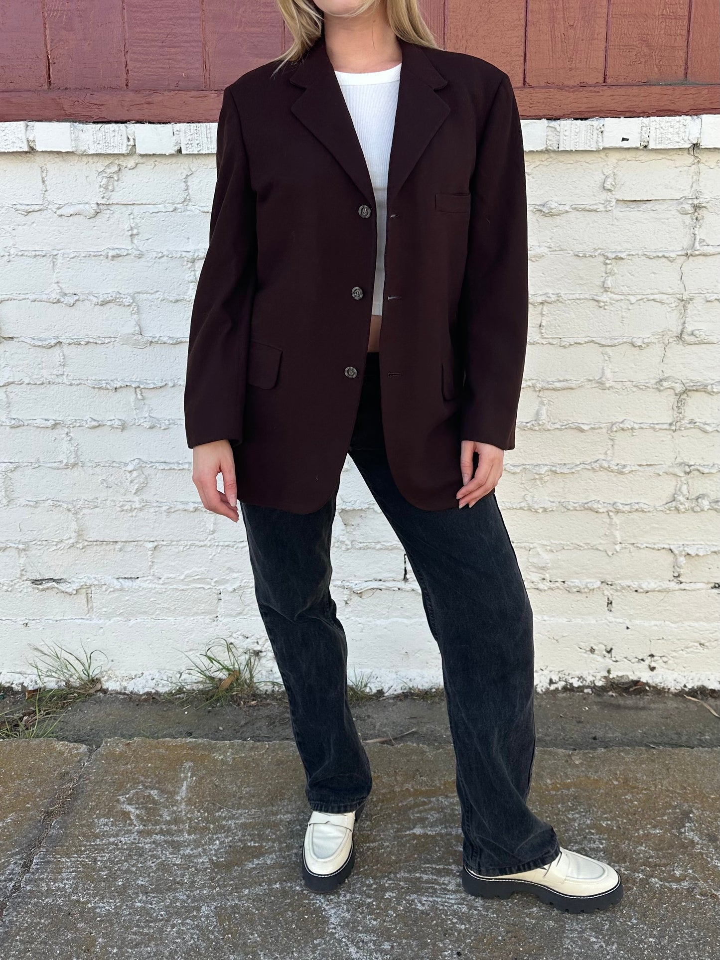 Brown Cashmere Jacket