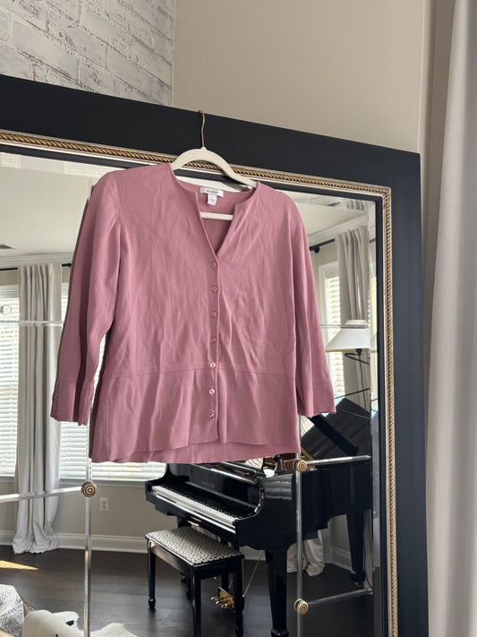 Vintage 90s Pink Cardigan Sweater