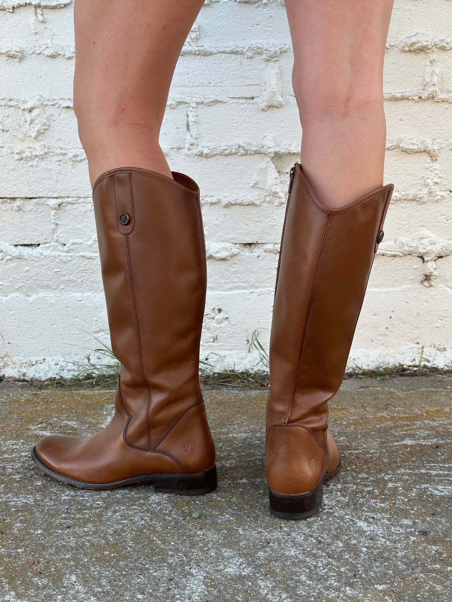 Brown Leather Frye Boots