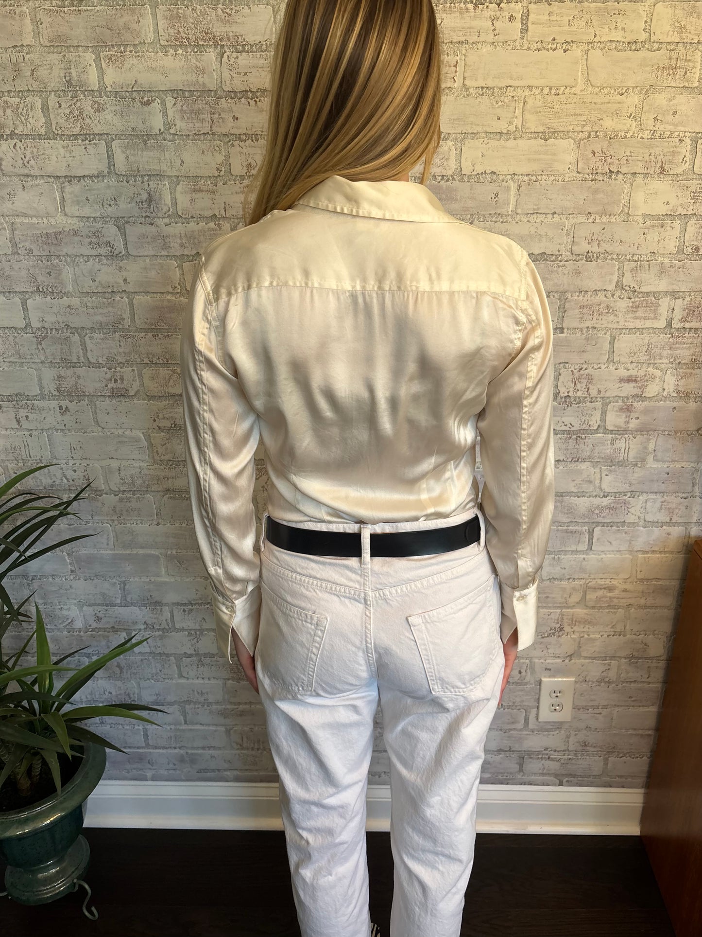 Vintage 90s Silk Bodysuit