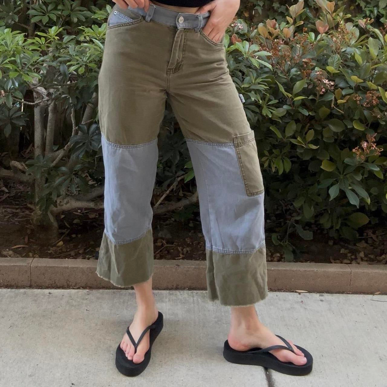 Patchwork Cargo Pants