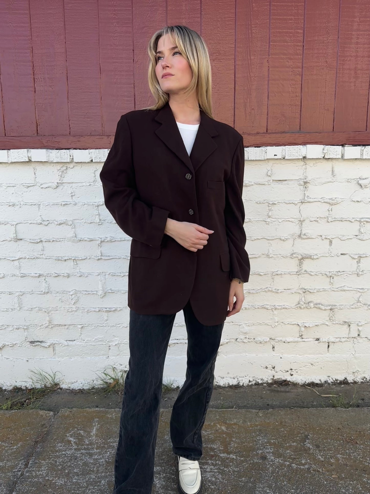 Brown Cashmere Jacket