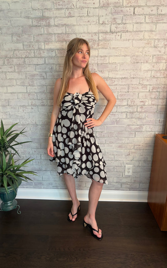 Vintage Y2k Polka Dot Fairy Dress