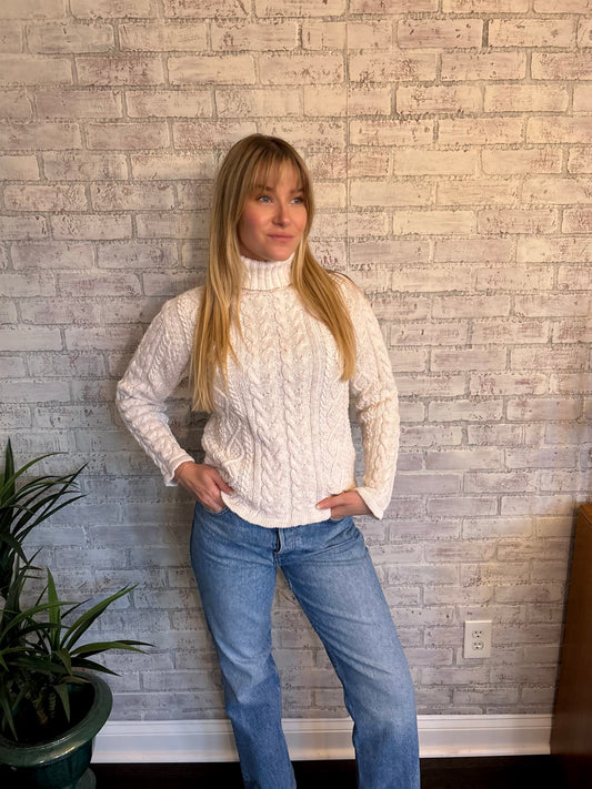 Vintage Cable Knit Sweater