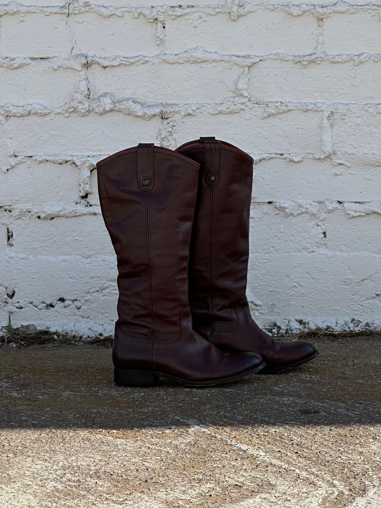 Frye Brown Leather Riding Boots