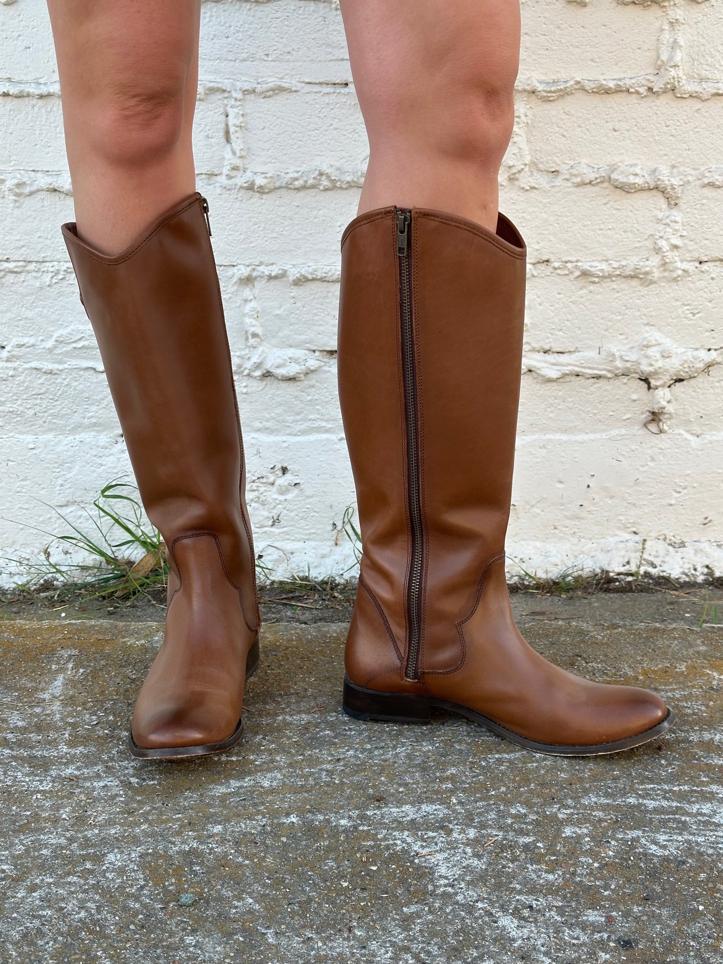 Brown Leather Frye Boots