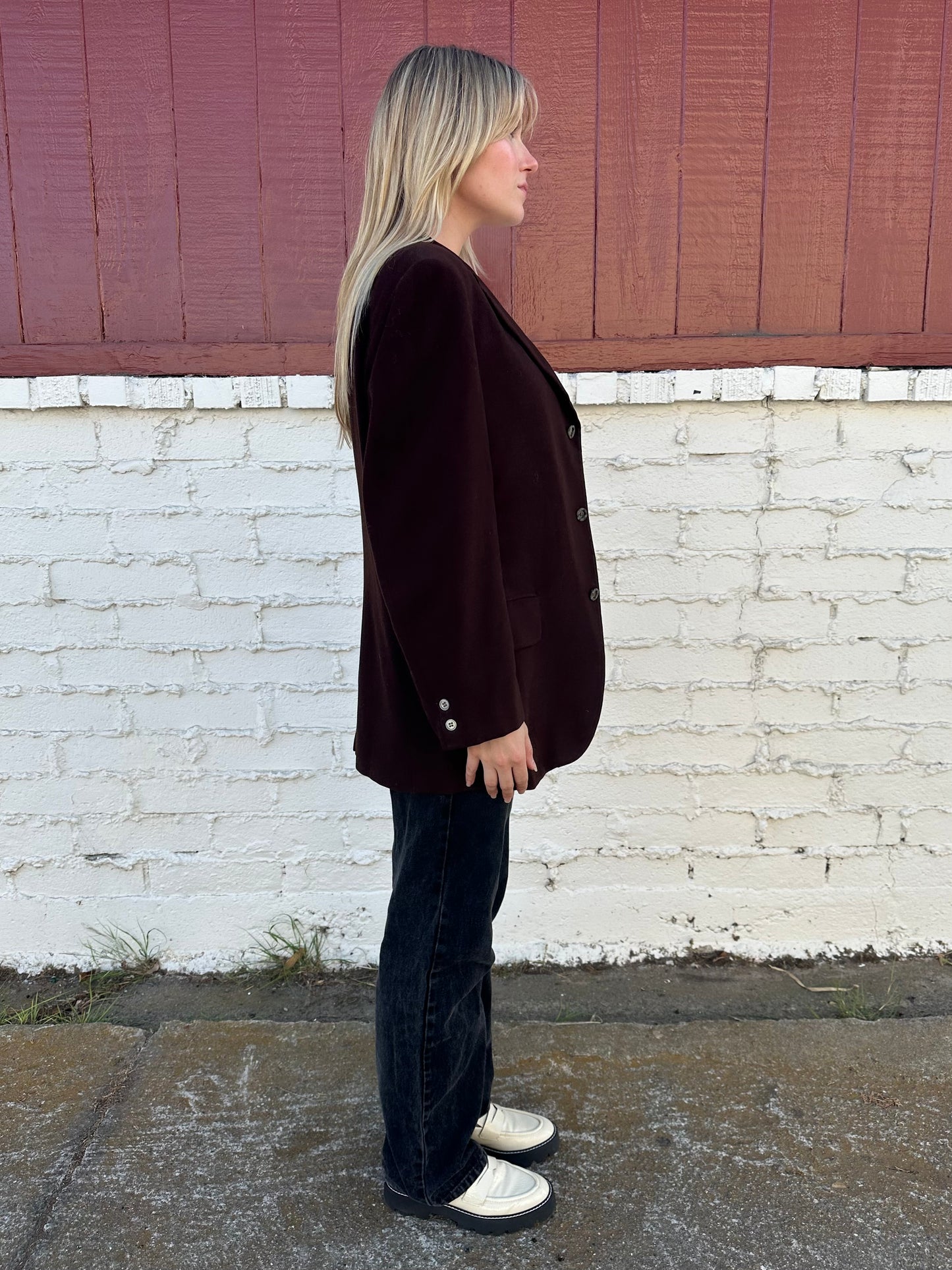 Brown Cashmere Jacket