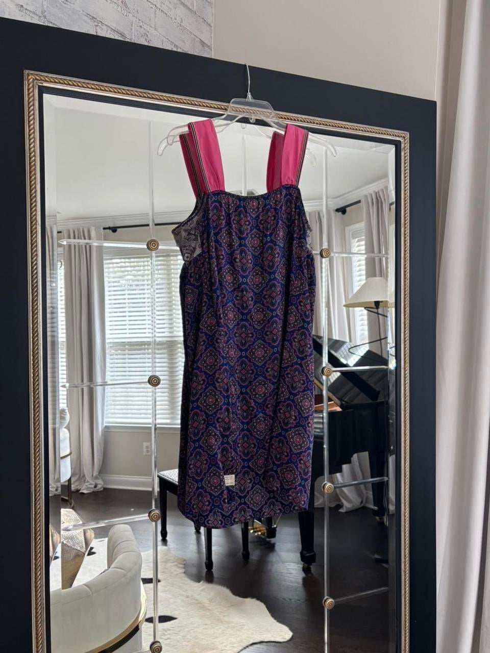 Vintage Boho Silk Dress