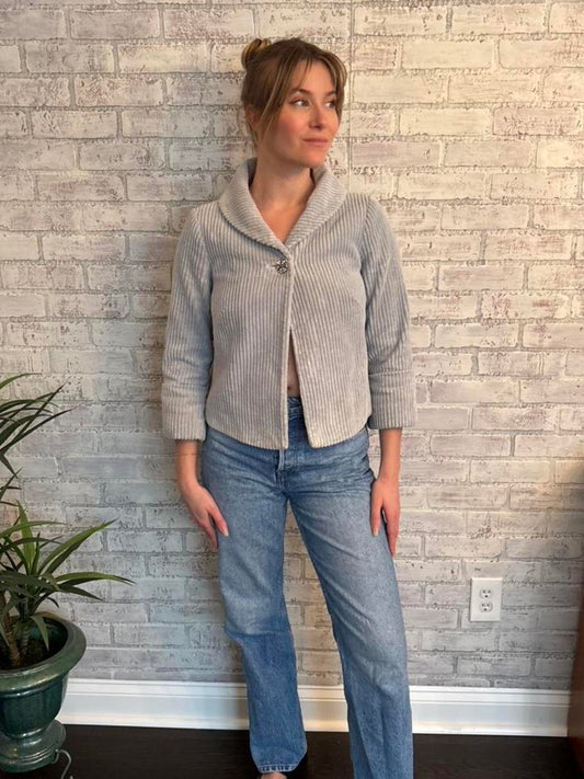 Vintage Baby Blue Corduroy Jacket