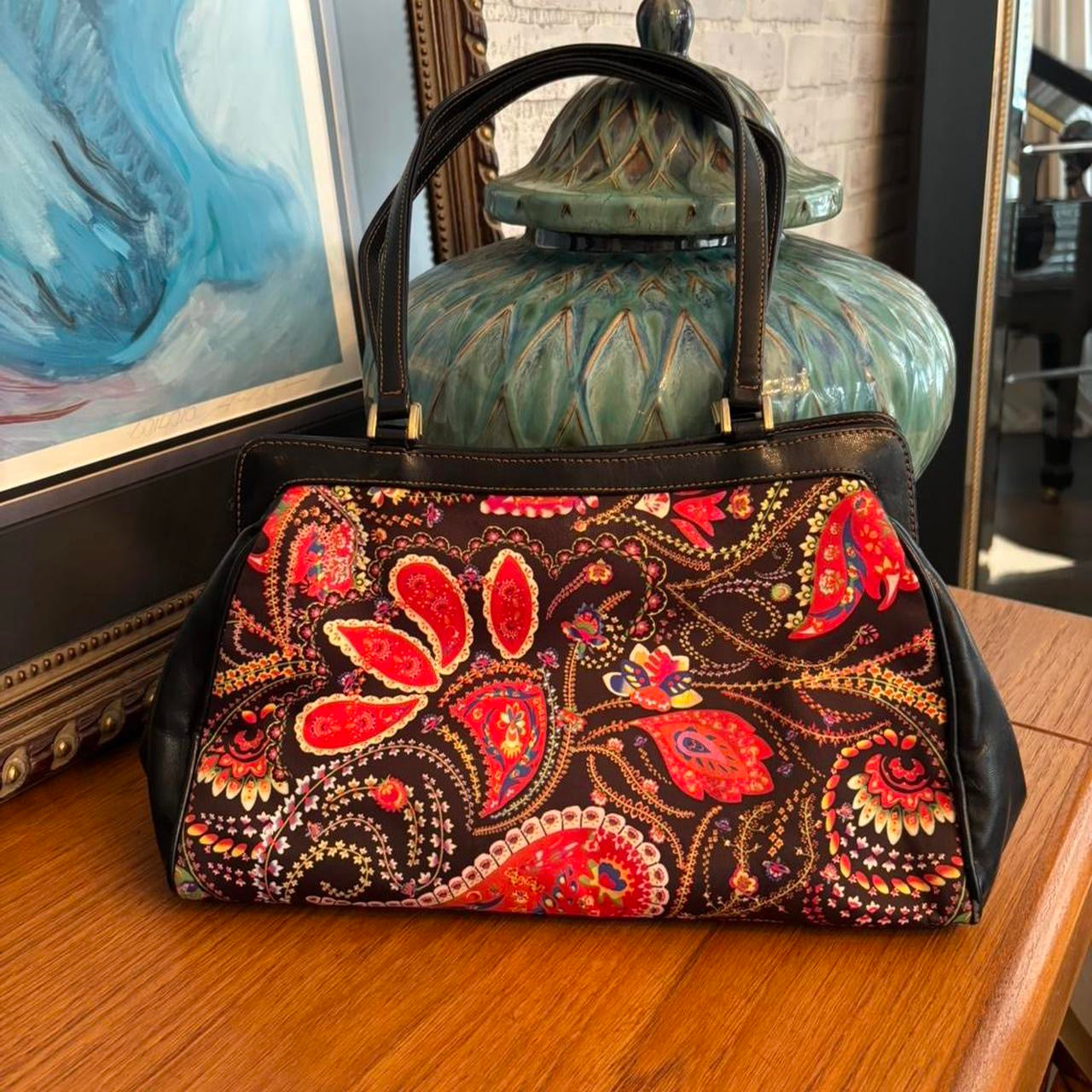 Vintage 90s Isabella Fiore Beaded Handbag