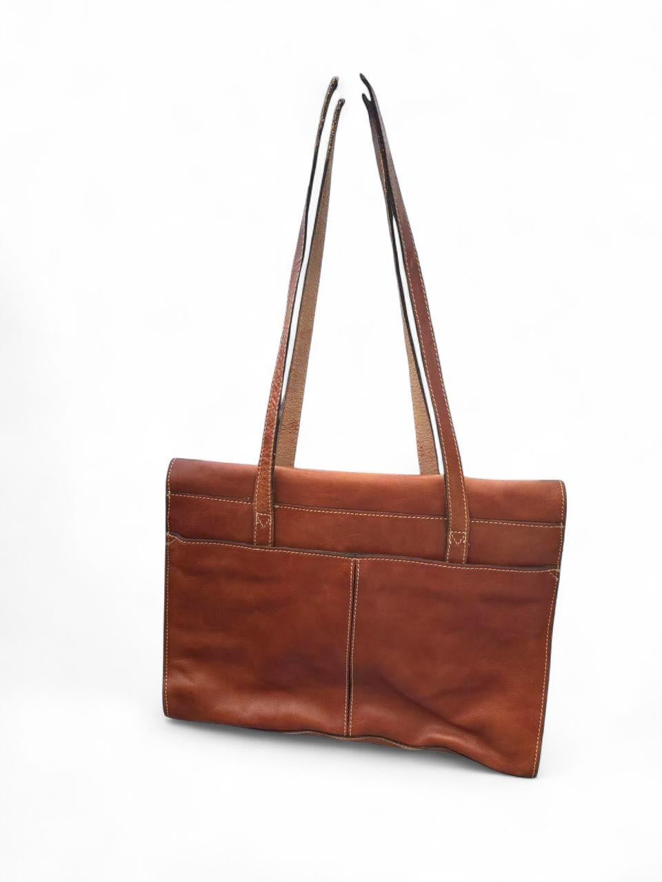 Brown Genuine Italian Leather Bag