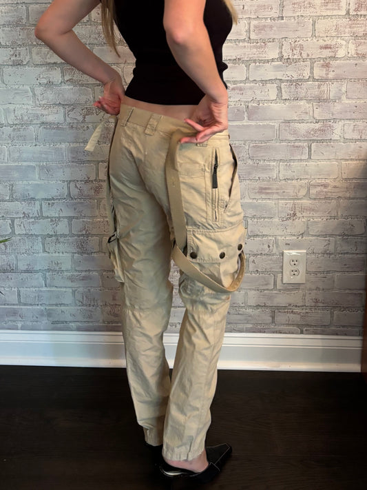 Roberto Cavalli Tan Cargo Pants