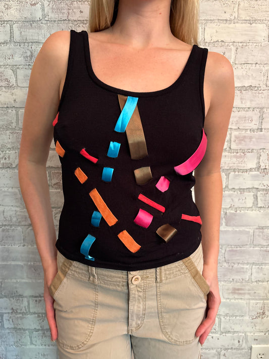 Black Ribbon Top