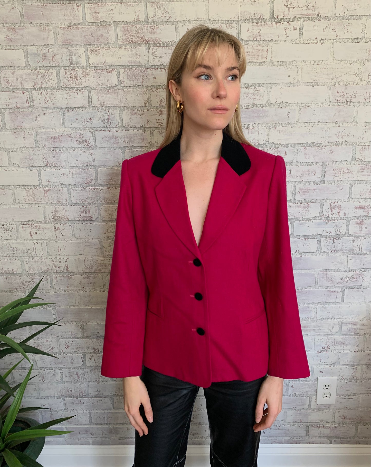 Vintage Magenta Blazer