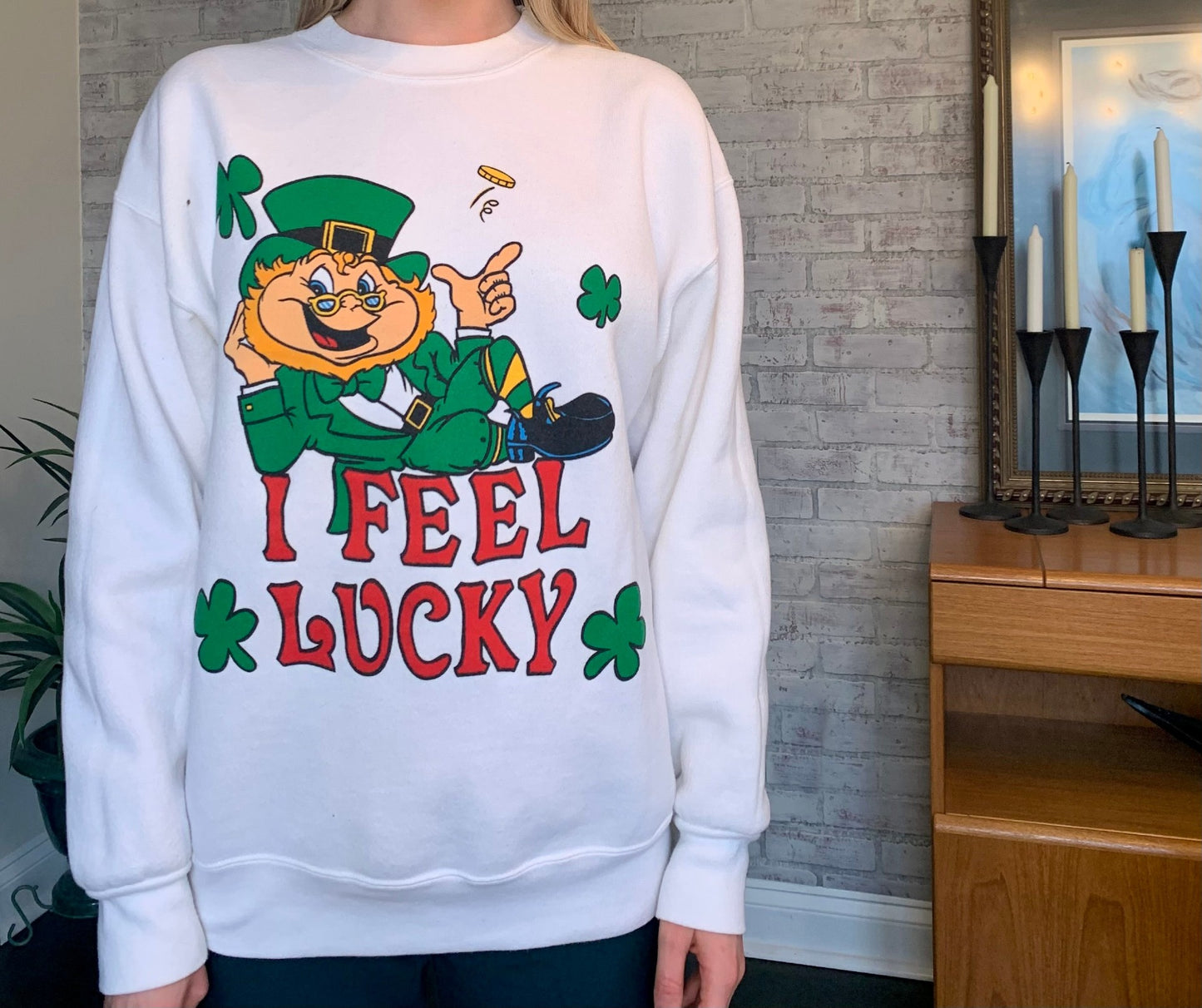 1980's Lucky You Crew Neck