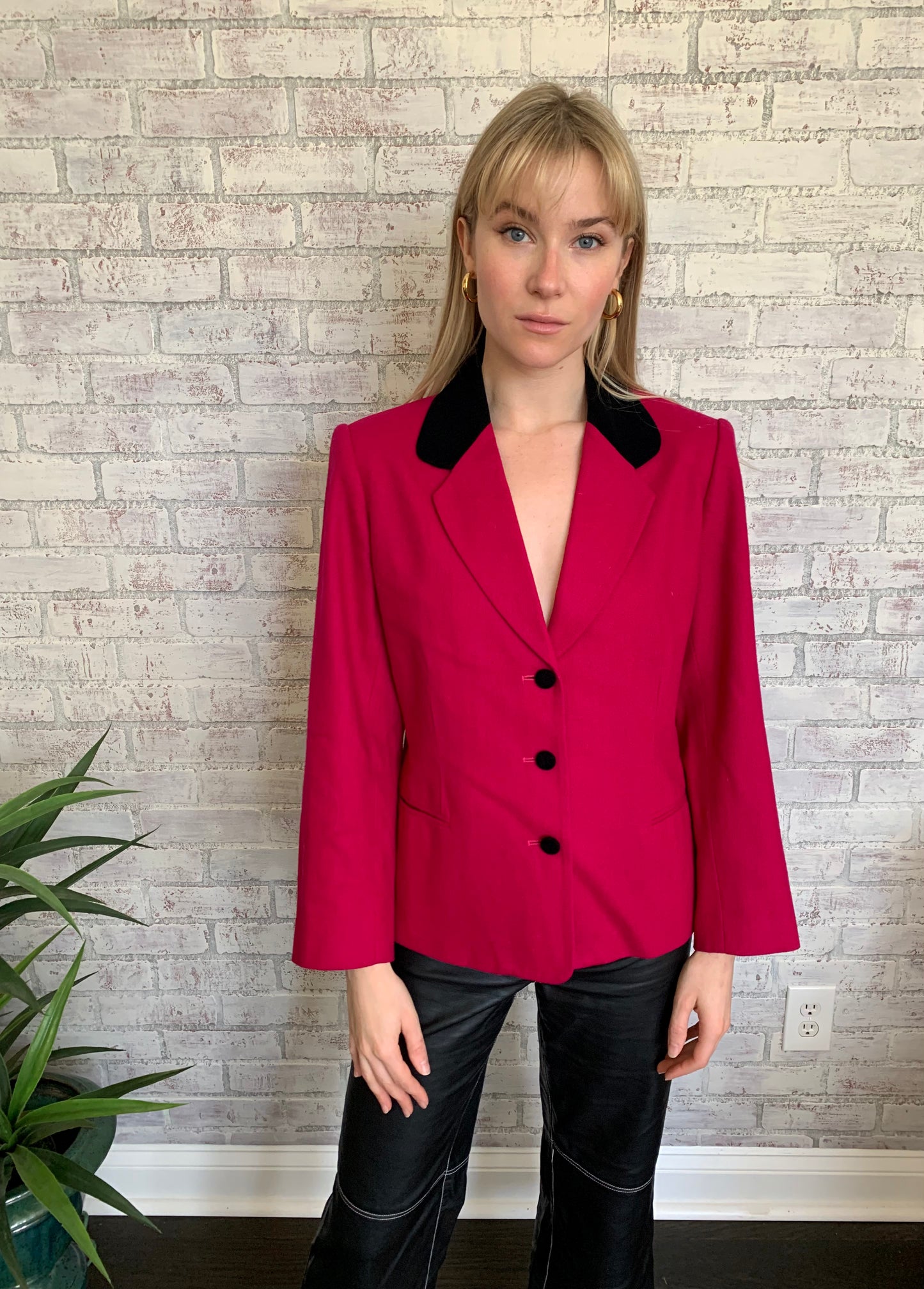 Vintage Magenta Blazer