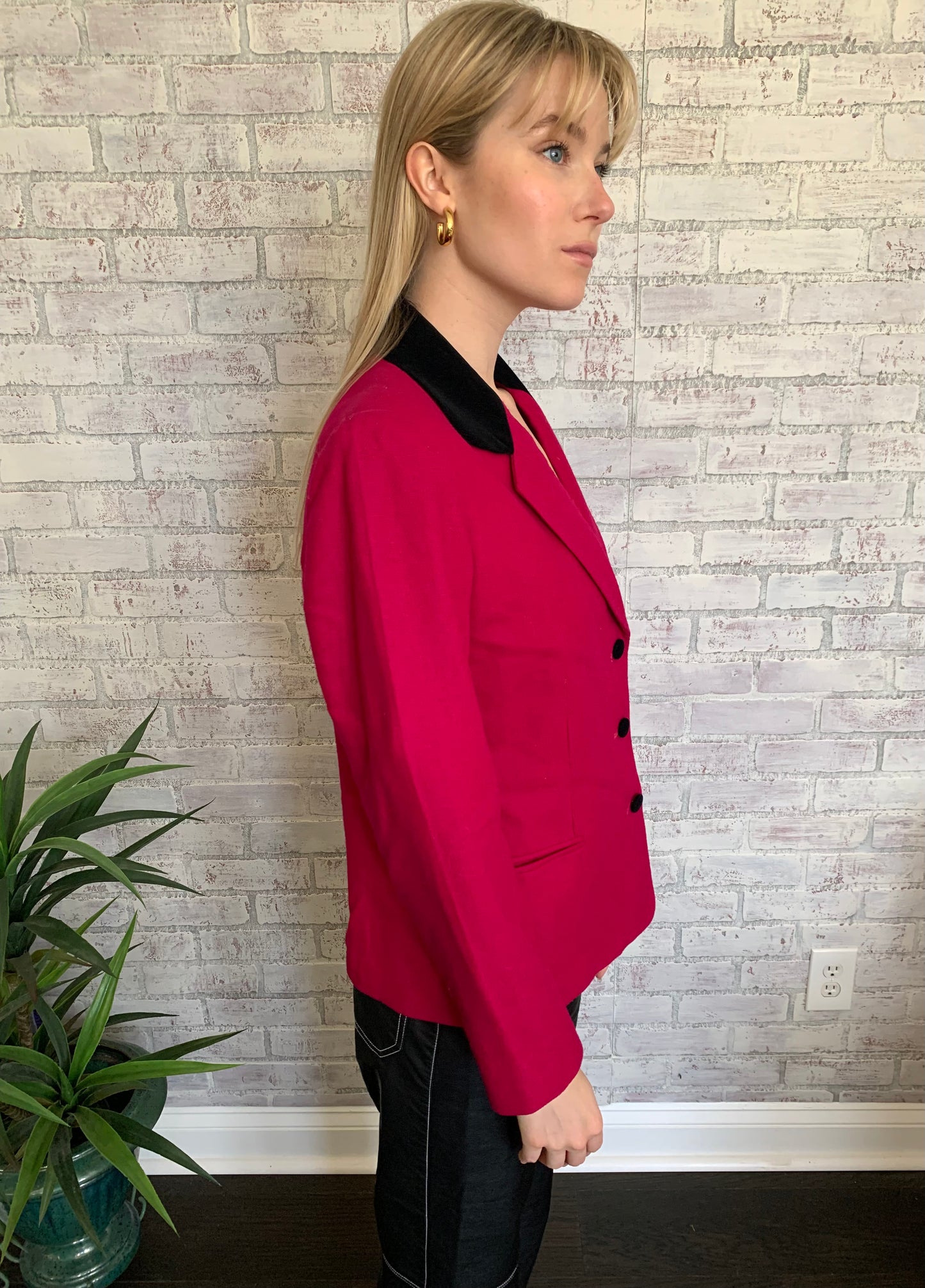 Vintage Magenta Blazer