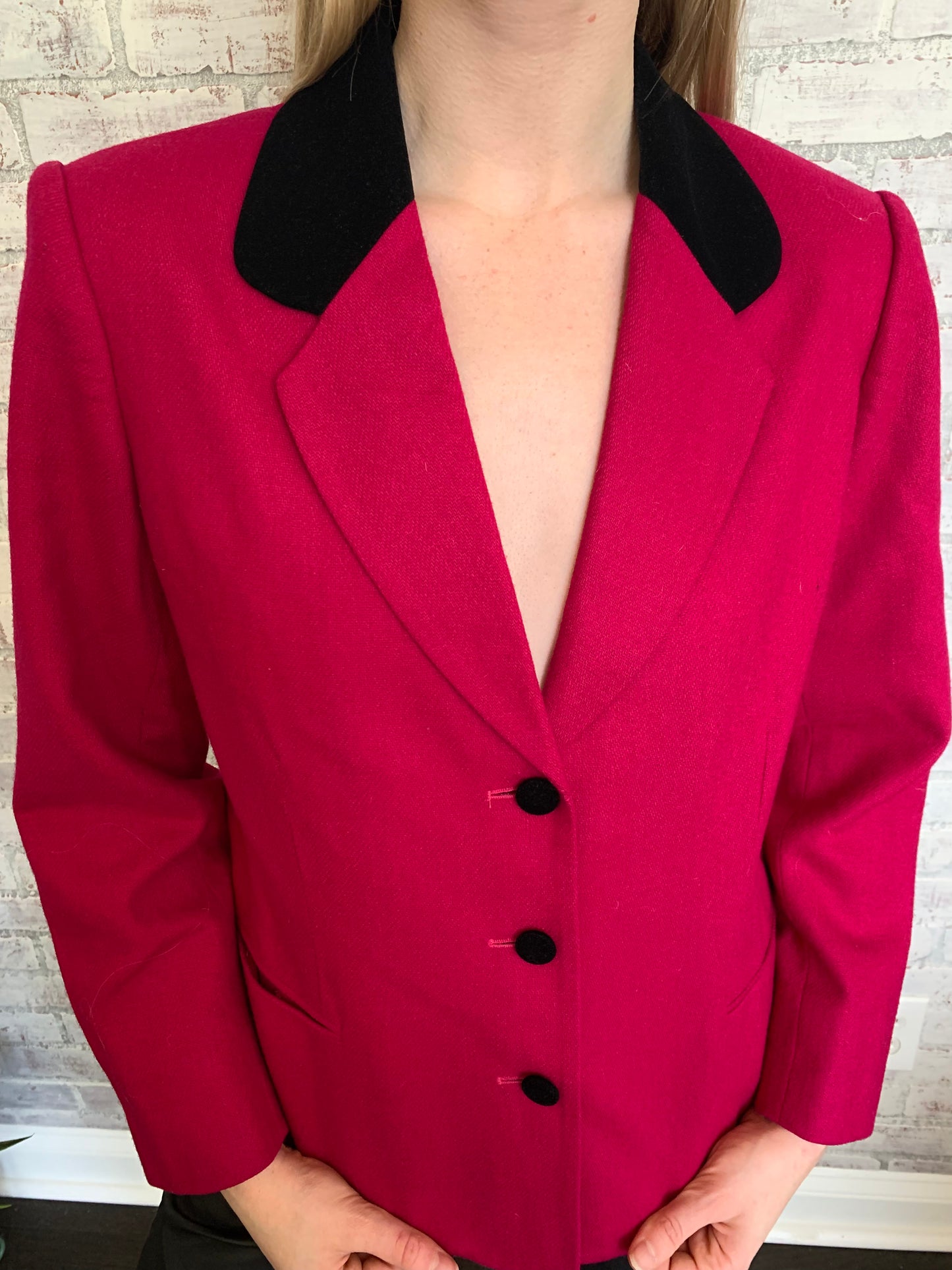 Vintage Magenta Blazer