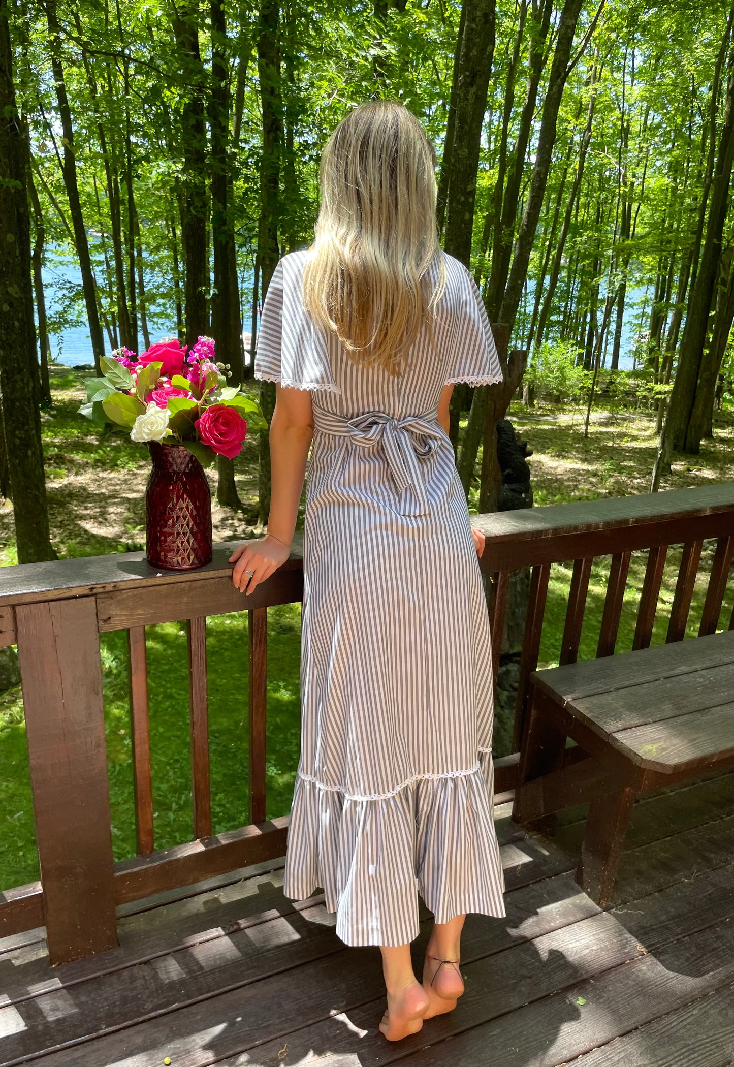 1970s Vintage Prairie Dress