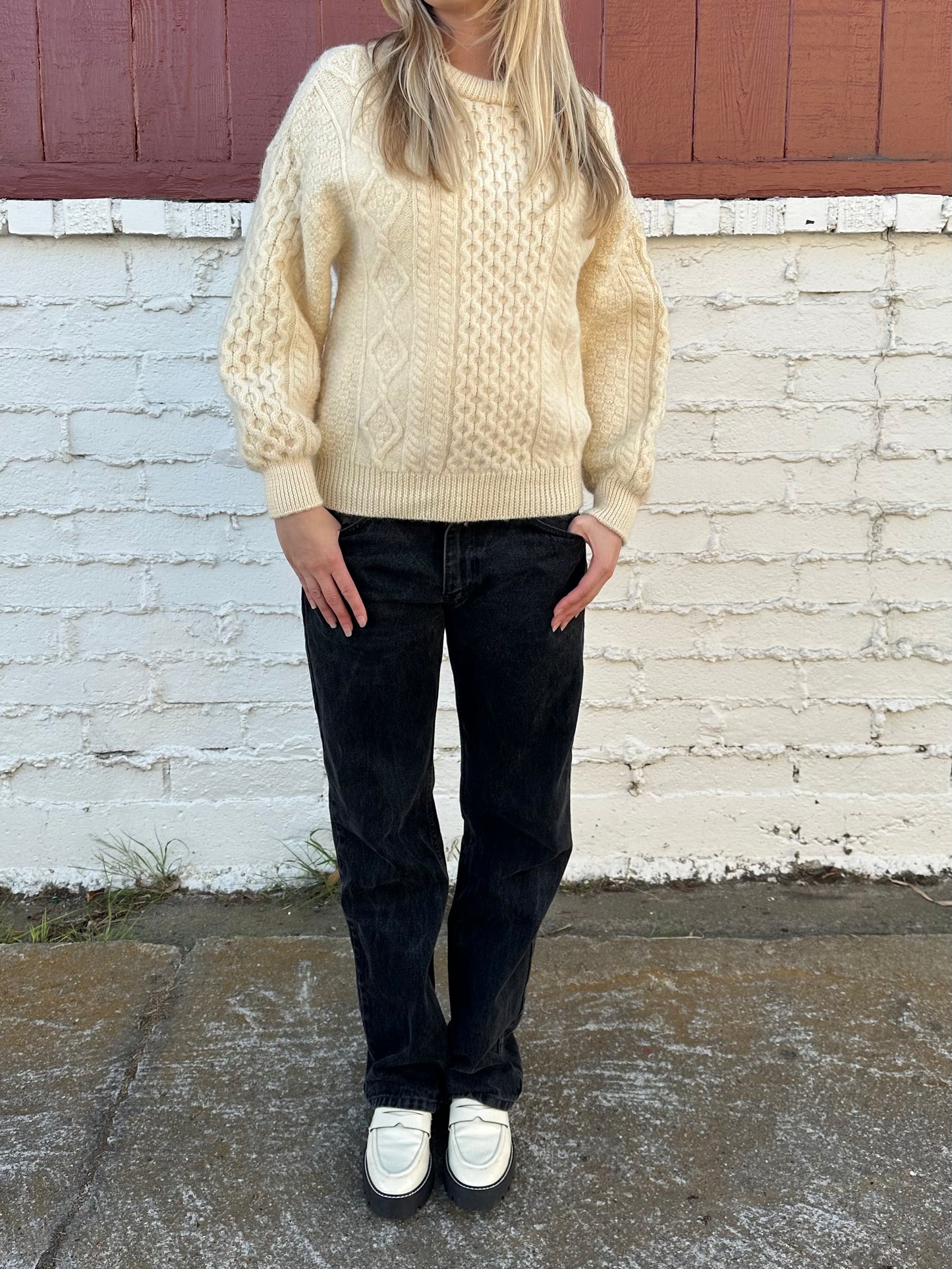 Wool Fisherman Sweater