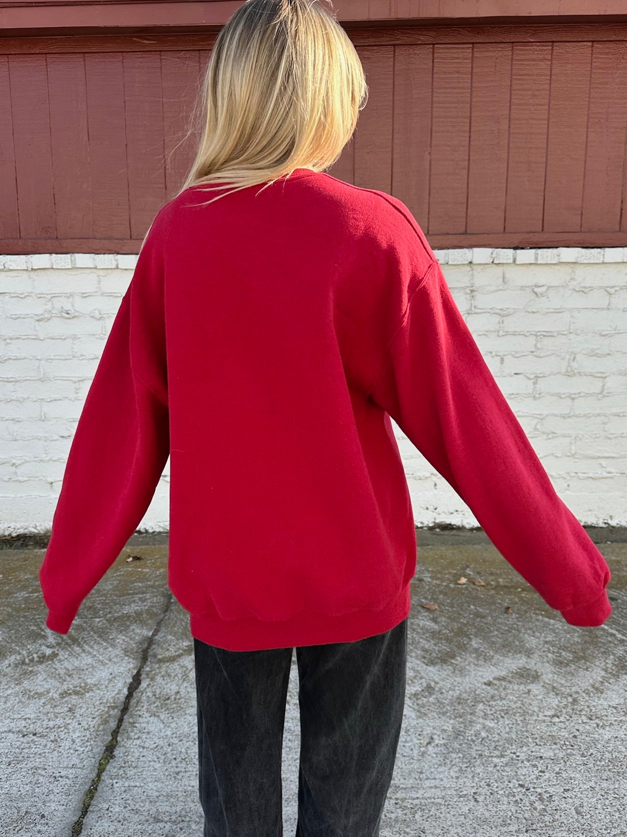 Red Vintage Crewneck