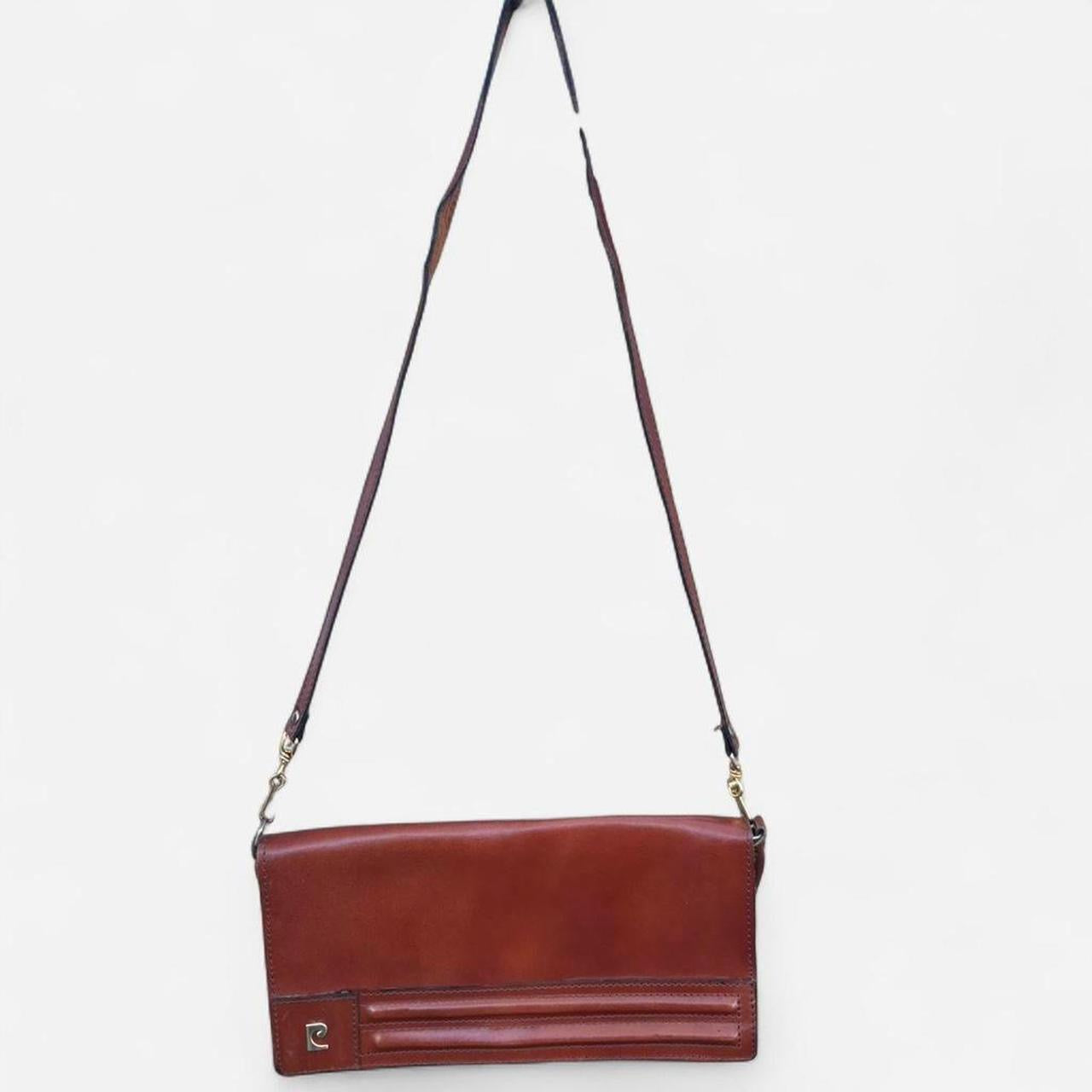 Vintage Pierre Cardin Brown Leather Bag