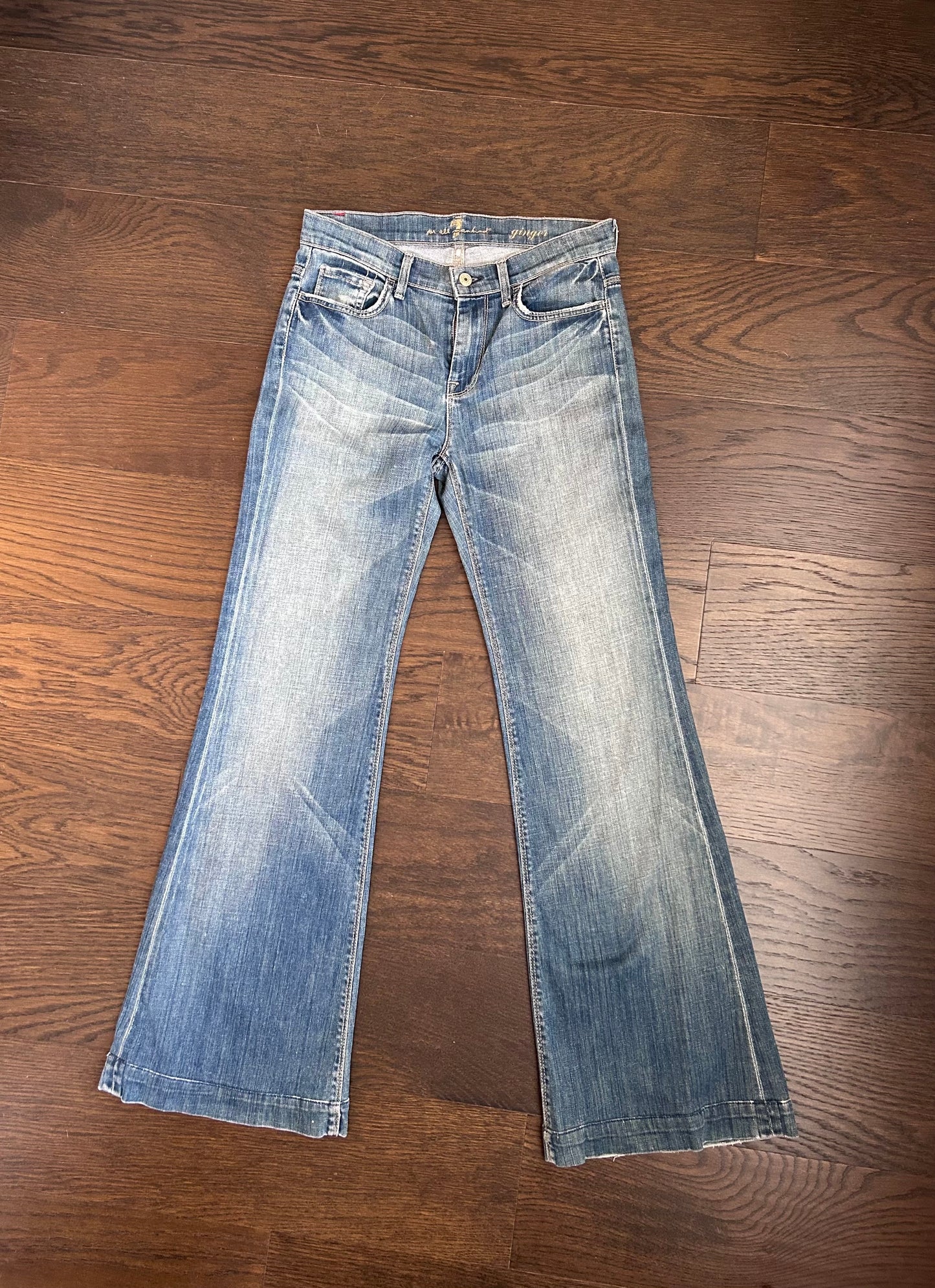 Y2k 7 For All Mankind Flare Jeans