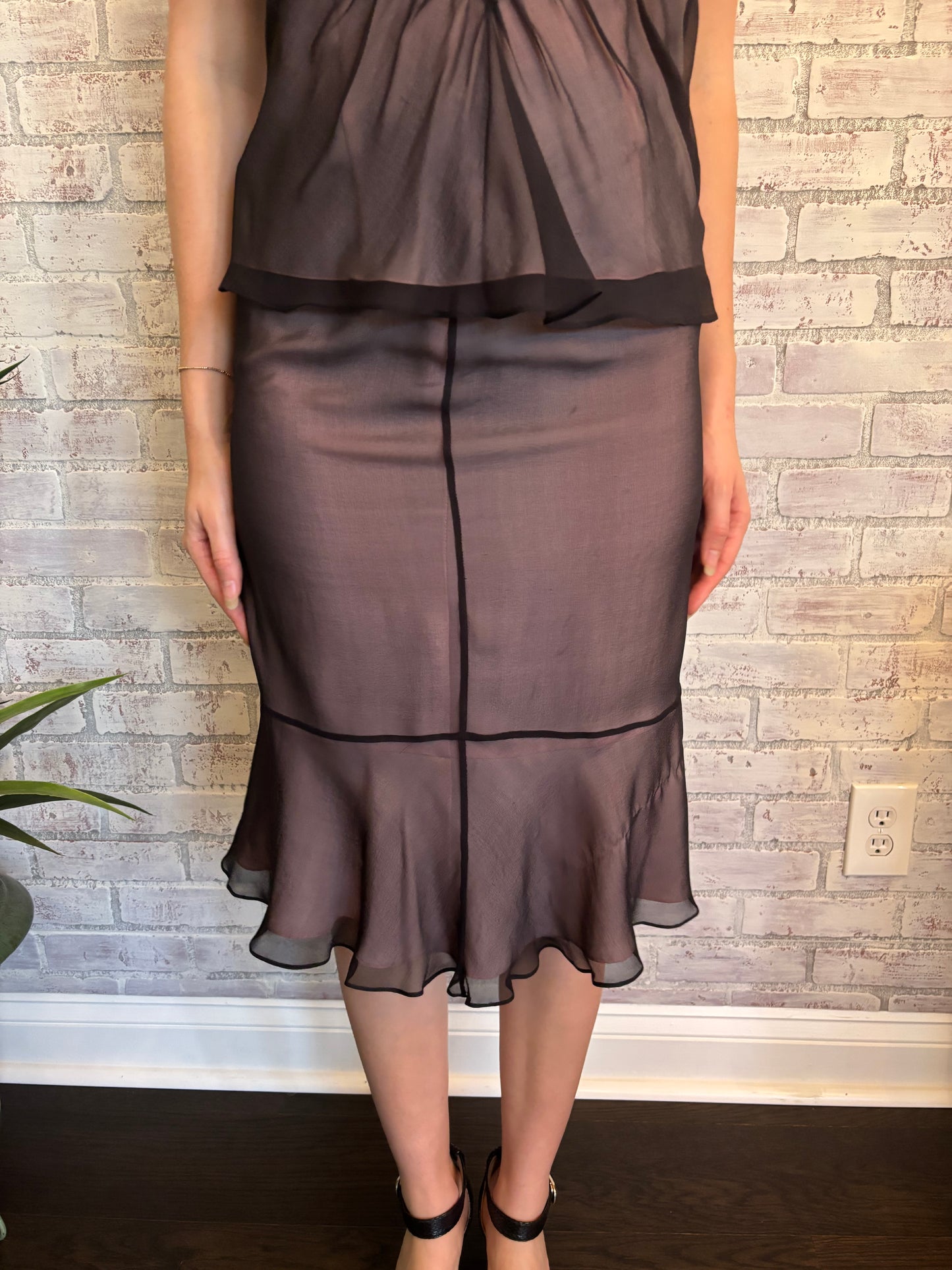 Vintage 90s Silk Set