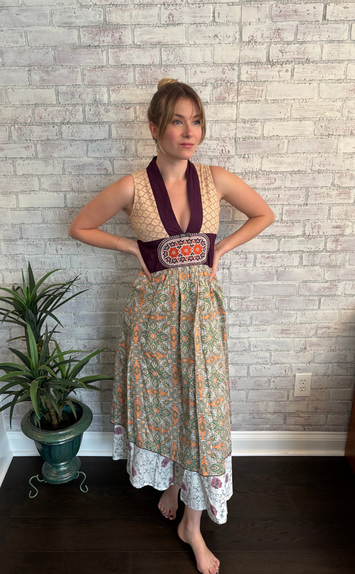 Vintage Boho Maxi Dress