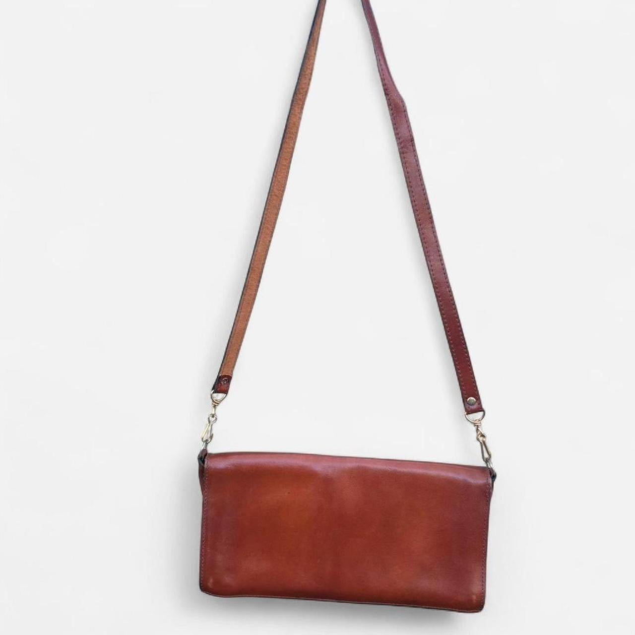 Vintage Pierre Cardin Brown Leather Bag