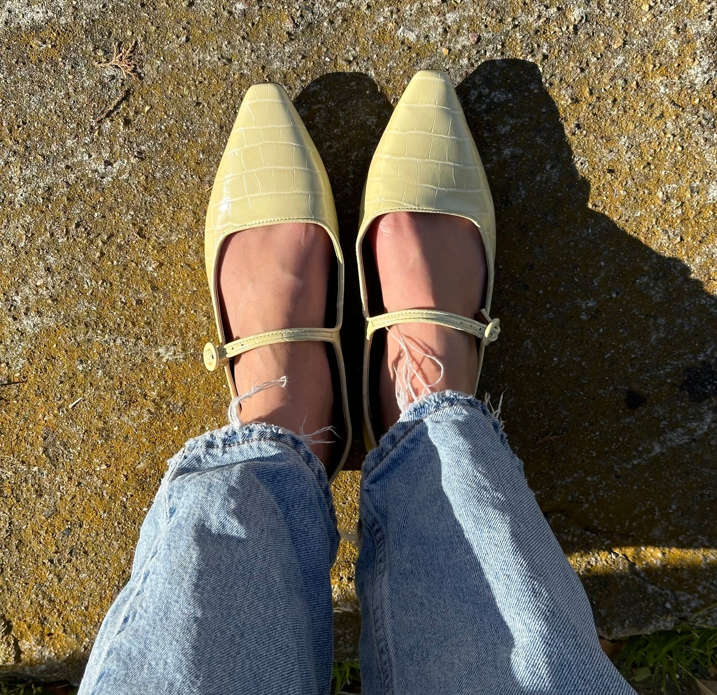 Pastel Yellow Flats