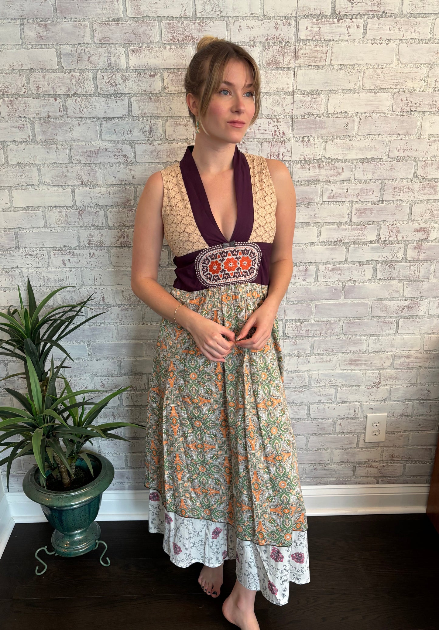 Vintage Boho Maxi Dress
