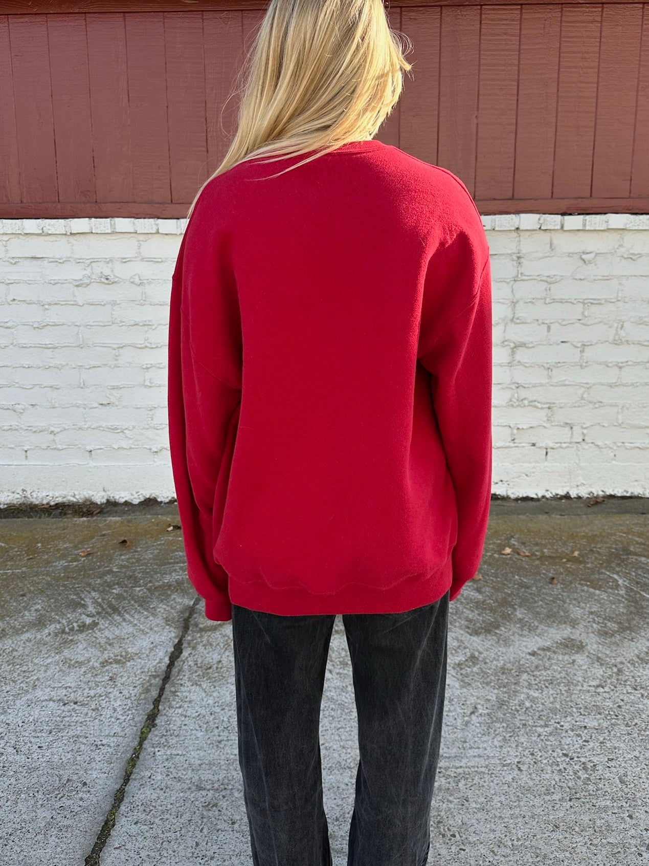 Red Vintage Crewneck