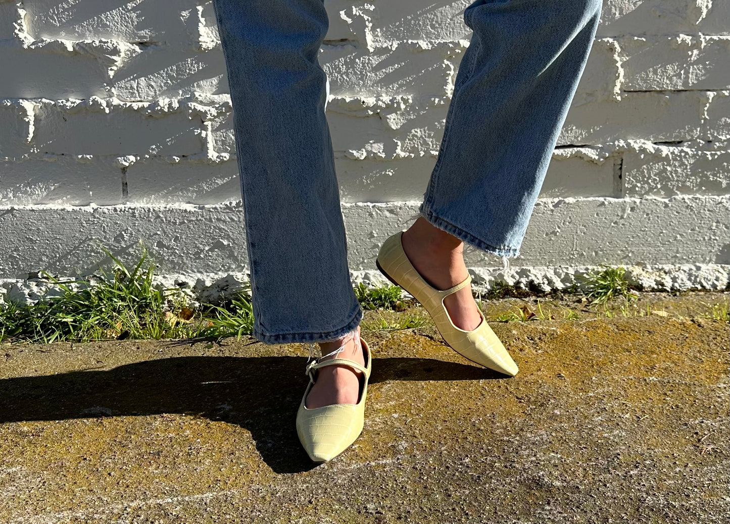 Pastel Yellow Flats