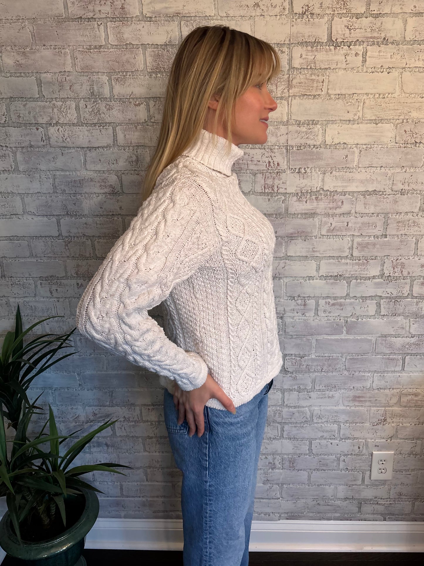 Vintage Cable Knit Sweater