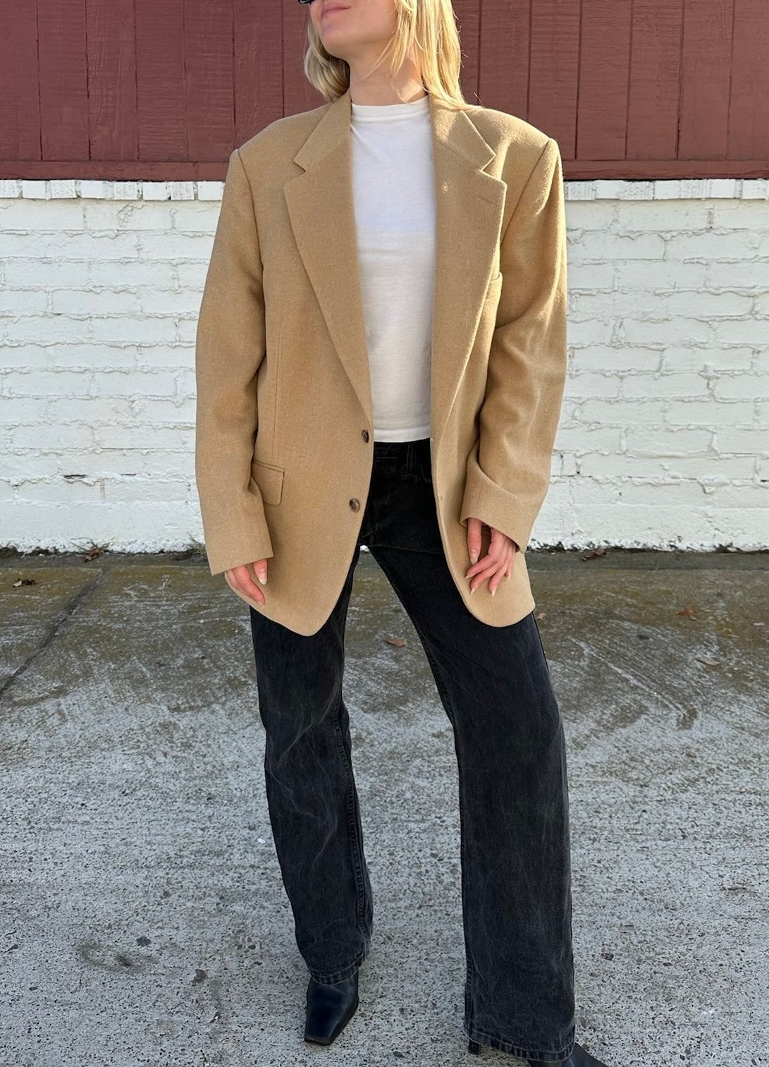 Tan Camel Hair Jacket