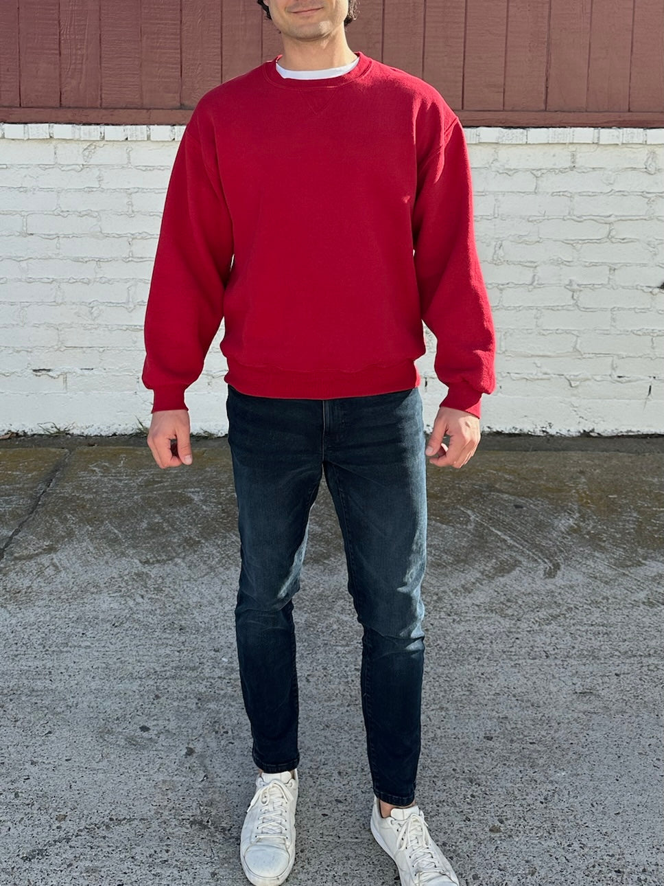 Red Vintage Crewneck