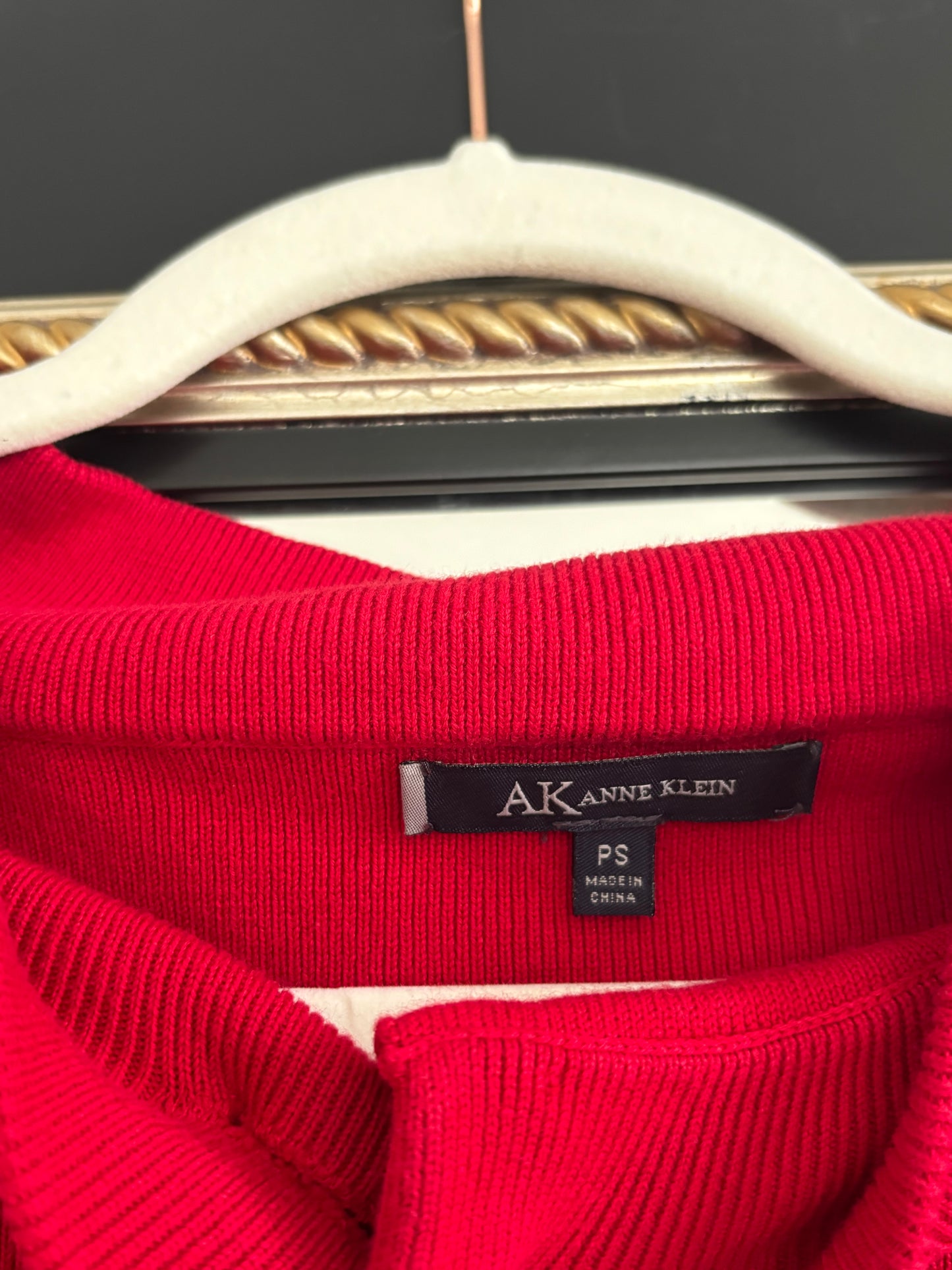 Vintage Red Anne Klein Sweater