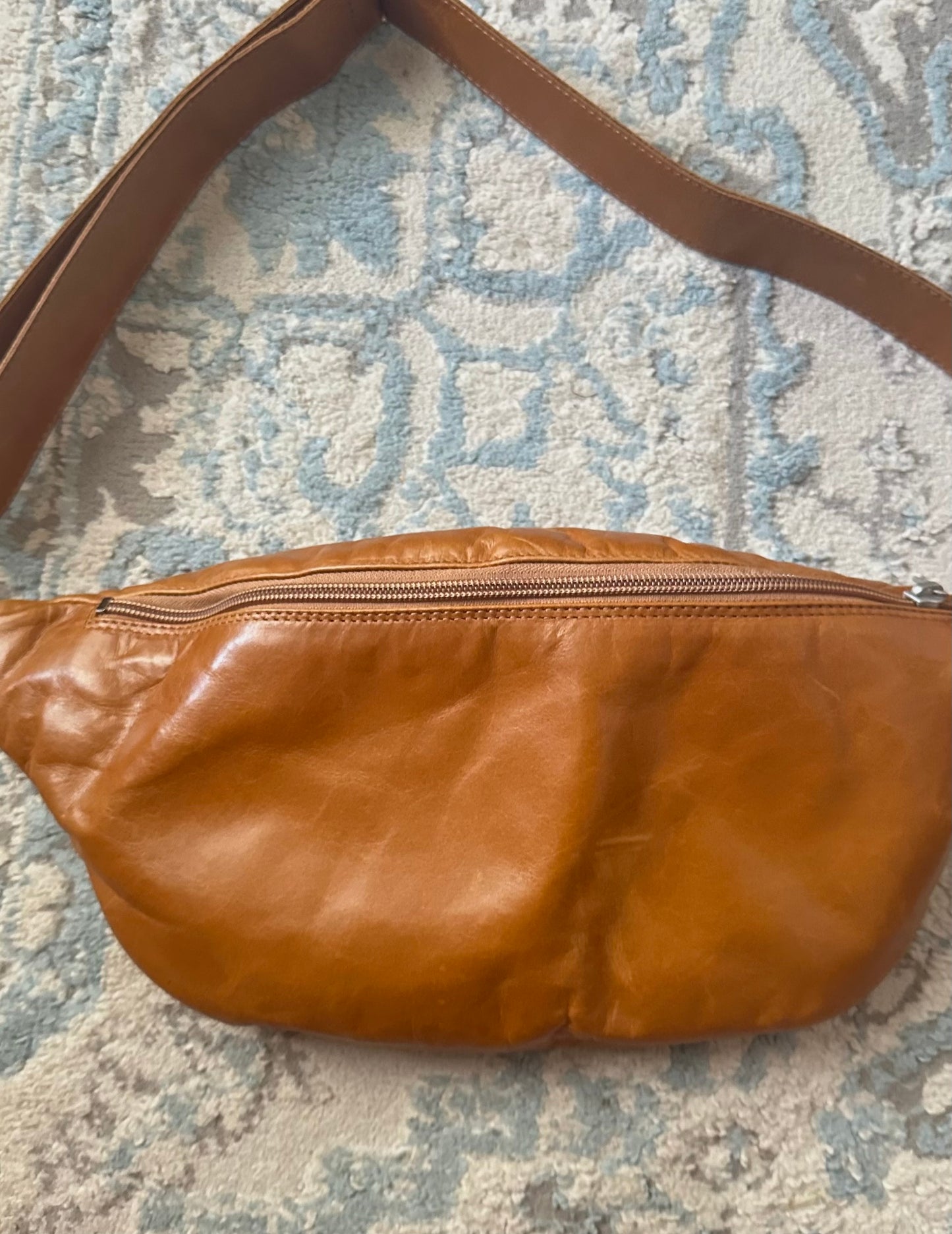 Brown Leather Crossbody Bag