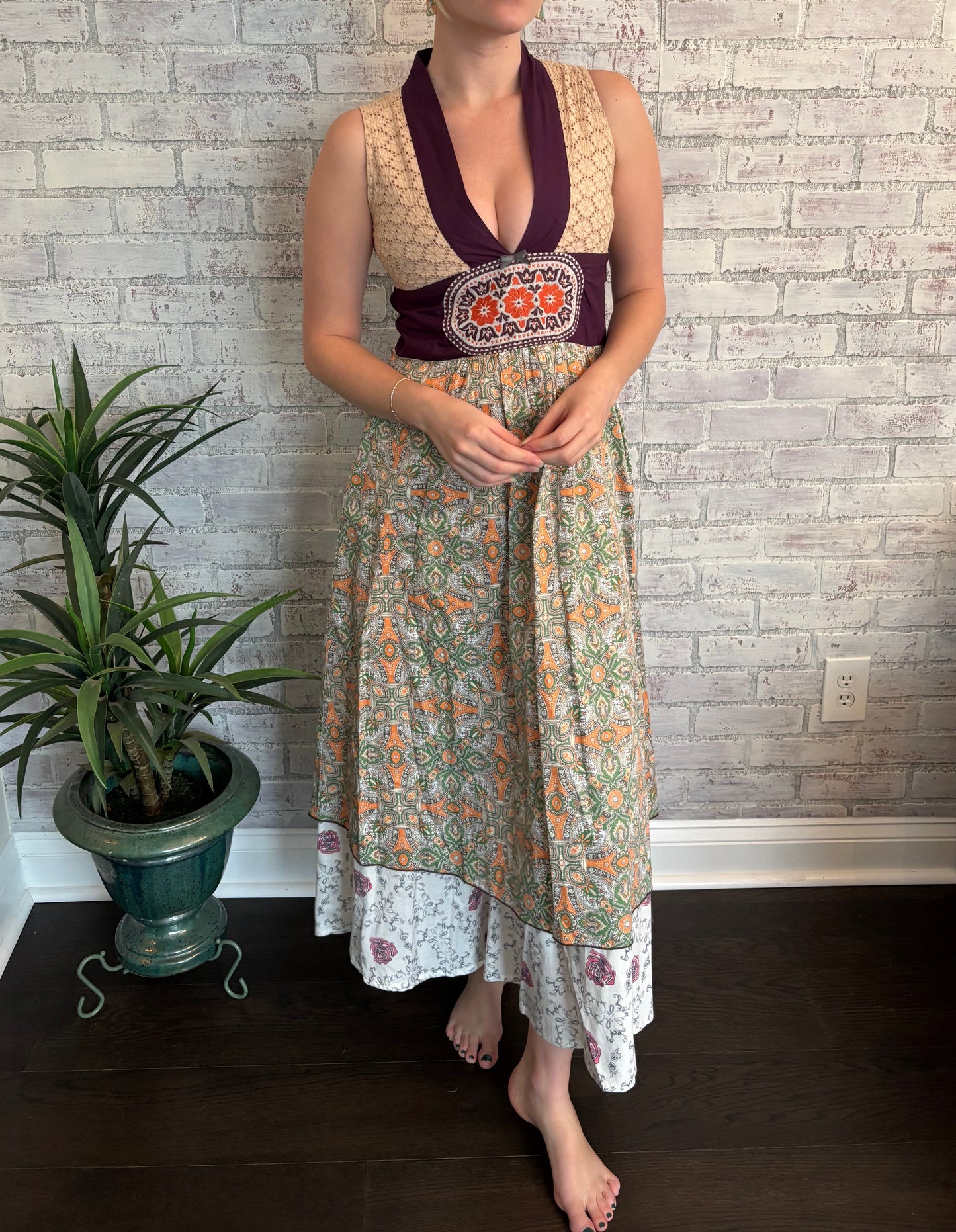Vintage Boho Maxi Dress