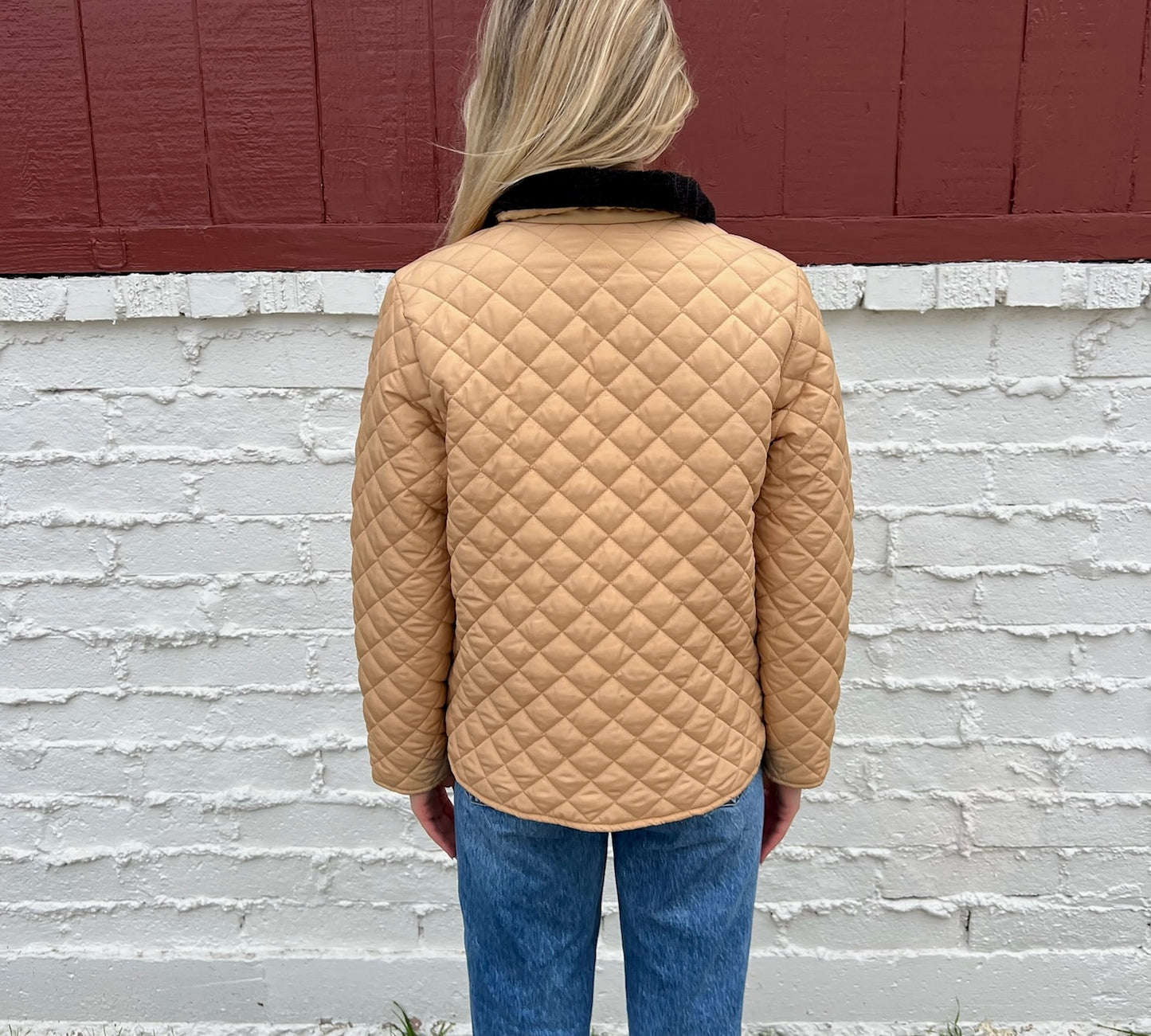 Tan Quilted Jacket