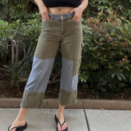 Patchwork Cargo Pants